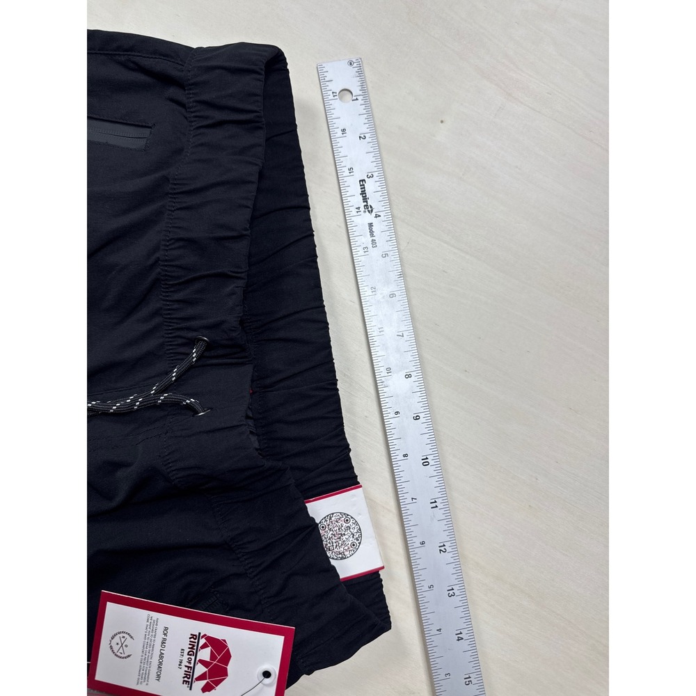 Ring of Fire Mens Tech Cargo Joggers Black Stretch Utility Pants Medium NWT - Picture 6 of 9